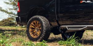 Dodge Ram 1500 with Fuel 1-Piece Wheels Flame 6 - D805